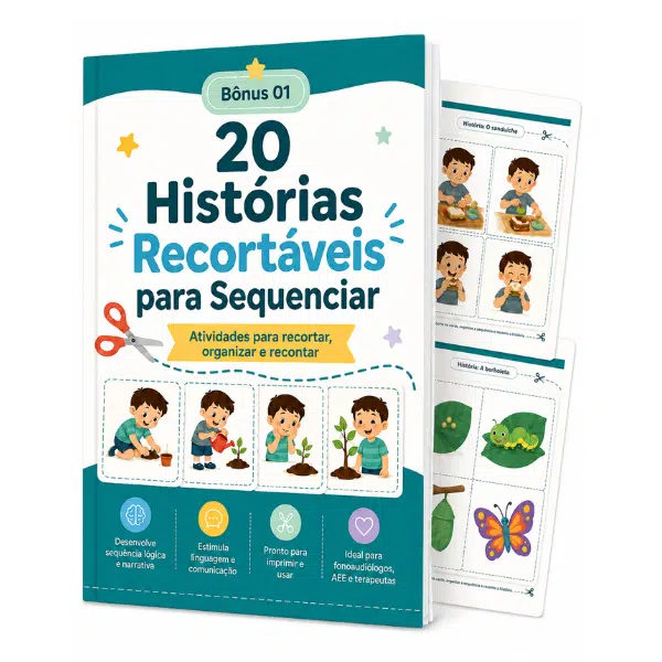 20 Histórias Recortáveis para Sequenciar