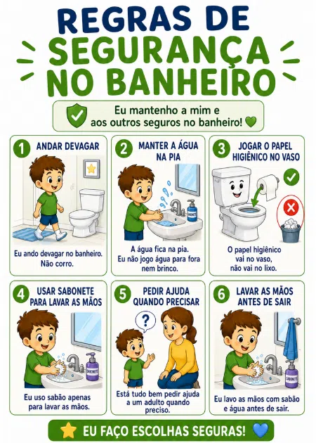 Amostra do Kit Completo de Desfralde para Crianças Autistas.