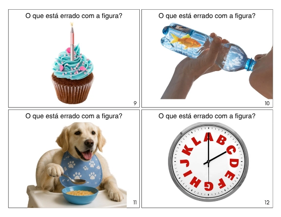 Amostra 3 dos cartões O Que Está Errado